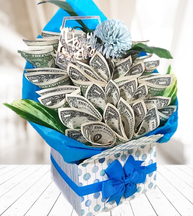 How to make Money Bouquet with easy wrapping step 