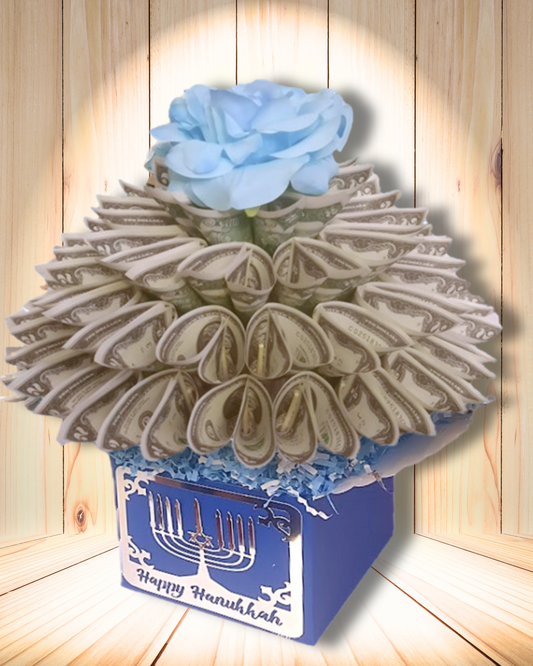 Hanukkah Money Bouquet by Spendable Arrangements