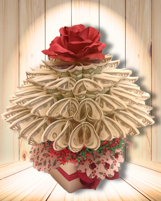 Christmas Money Bouquet by Spendable Arrangements