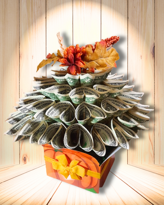 Autumn / Thanksgiving Money Bouquet by Spendable Arrangements